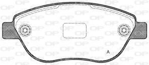 Open Parts BPA0859.10 - Brzdové platničky -