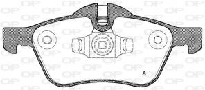 Open Parts BPA0864.00 - Brzdové platničky -