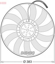 Denso DER02009 - Ventilátor motora