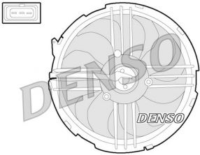 Denso DER32009 - Ventilátor motora