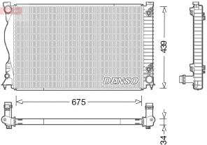 Denso DRM02028 - Chladič vody