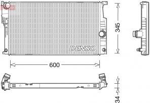 Denso DRM05004 - Chladič vody