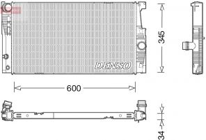 Denso DRM05005 - Chladič vody