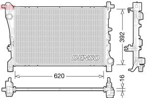 Denso DRM09166 - Chladič vody