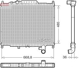 Denso DRM14003 - Chladič vody