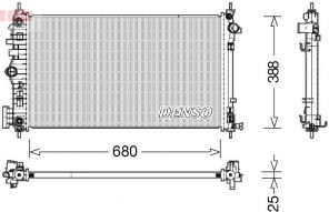 Denso DRM15007 - Chladič vody