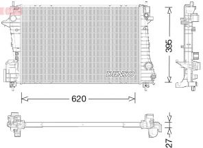 Denso DRM15009 - Chladič vody