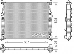 Denso DRM17056 - Chladič vody