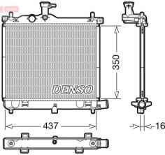 Denso DRM41009 - Chladič vody