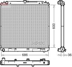 Denso DRM46041 - Chladič vody
