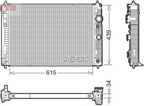 Denso DRM46045 - Chladič vody