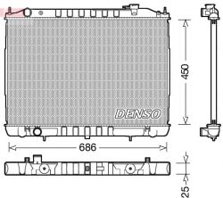 Denso DRM46050 - Chladič vody