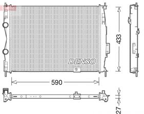 Denso DRM46051 - Chladič vody