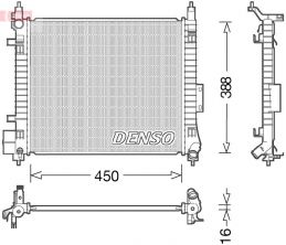 Denso DRM46054 - Chladič vody