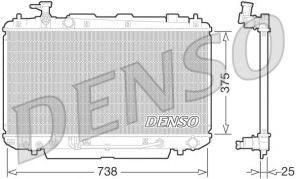 Denso DRM50064 - Chladič vody