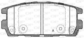 Open Parts BPA0877.02 - Brzdové platničky -