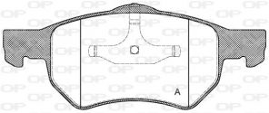 Open Parts BPA0882.00 - Brzdové platničky -