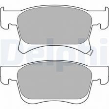 Delphi LP3164 - Brzdové platničky