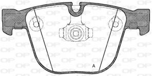 Open Parts BPA0892.00 - Brzdové platničky -