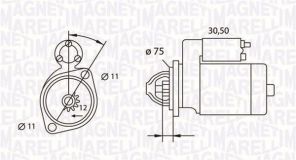 Magneti Marelli 063523627010 - Štartér -