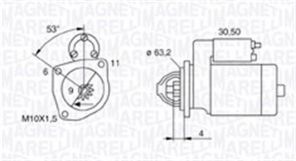 Magneti Marelli 063721057010 - Štartér -