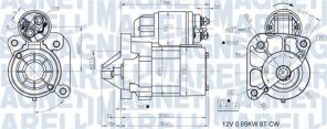 Magneti Marelli 063721186010 - Štartér -