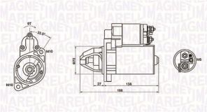 Magneti Marelli 063721283010 - Štartér -