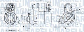 Magneti Marelli 063721307010 - Štartér -
