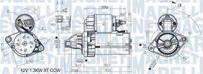 Magneti Marelli 063721346010 - Štartér -