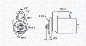 Magneti Marelli 063721392010 - Štartér -