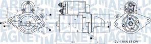 Magneti Marelli 063721407010 - Štartér -