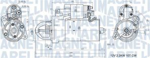 Magneti Marelli 063721411010 - Štartér -