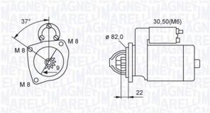 Magneti Marelli 063721449010 - Štartér -
