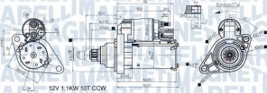Magneti Marelli 063721470010 - Štartér -