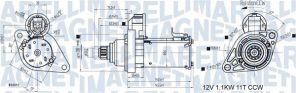 Magneti Marelli 063721533010 - Štartér -