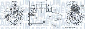 Magneti Marelli 063721543010 - Štartér -