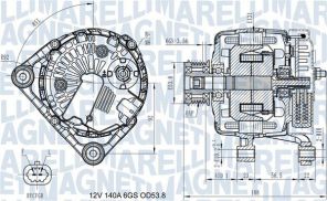 Magneti Marelli 063731406710 - Alternátor