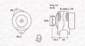 Magneti Marelli 063731927010 - Alternátor -
