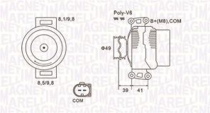 Magneti Marelli 063731953010 - Alternátor -