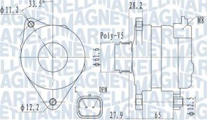 Magneti Marelli 063732016010 - Alternátor -