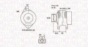 Magneti Marelli 063732020010 - Alternátor -