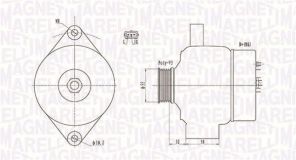 Magneti Marelli 063732026010 - Alternátor -