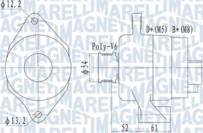 Magneti Marelli 063732049010 - Alternátor -