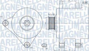 Magneti Marelli 063732056010 - Alternátor -