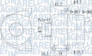 Magneti Marelli 063732070010 - Alternátor -