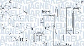 Magneti Marelli 063732097010 - Alternátor -
