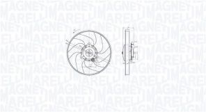 Magneti Marelli 069422871010 - Ventilátor motora