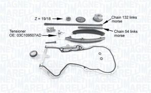 Magneti Marelli 341500001220 - Rozvodová sada -