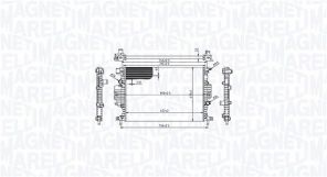 Magneti Marelli 350213215800 - Chladič vody -