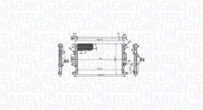 Magneti Marelli 350213215900 - Chladič vody -